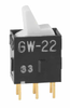 Ultra-Thin Rockers - GW22LBP - NKK Switches