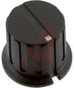 Knob; Phenolic, Brass (Bushing); 51/64 in.; 1/4 in.; 25/32 in.; 8-32 -- 70097797