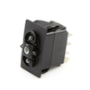 Carling Technologies VJD1D66B-00000-000 2-Light, DPDT, On-Off-On, 12VDC/20A Rocker Switch -- 44326 - Image