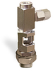 Straight Heavy Duty Sight Feed Valve, 1/4” Female NPT Inlet, 1/4” Female NPT Outlet, 1”-14 Remote Mounting Thread, Tamperproof - B749-10 - Oil-Rite Corp.