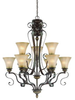 26529-CB Large Chandeliers-Glass Shade - 692151 - Capital Lighting, Inc.