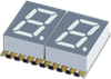 0.3" DOUBLE DIGIT ORANGE SMD LED DISPLAY -- ACDA03-41SEKWA-F01 - Image
