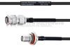 SMA Male to SMA Female Bulkhead MIL-DTL-17 Cable M17/119-RG174 Coax in 36 Inch - FMHR0107-36 - Fairview Microwave Inc.