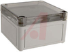 Enclosure, Plastic Transparent; Polycarbonate; Polyurethane; Light Gray; 4X - 70075163 - Allied Electronics, Inc.