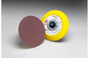 3M Stikit 81821 Medium Yellow PSA Disc Pad - 5 in Diameter - 3/4 in Thick - 5/16-24 External Thread Attachment - 051144-81821 - R. S. Hughes Company, Inc.