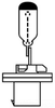 Miniature Incandescent Lamp - 887-BULK-12.8 25639 - GE Lighting