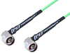 N Male Right Angle to N Male Right Angle Low Loss Cable 200 CM Length Using PE-P160LL Coax - PE3C5287-200CM - Pasternack