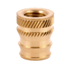 E-Z Sonic™ Threaded Insert for Plastic - Tapered - Double vane - 5/16-18 -- DV-518-TH - Image