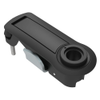 Compression Latch, Lever Latch, Key Choice, Locking without Lock Core, 1-5mm Panel, 1-18mm Grip, Not Sealed, Zinc Alloy, Powder Coat, Black - C2-52-135-3 - Southco