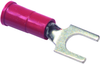 Terminal, Spade/fork, #10, Crimp, Red; Product Range Multicomp - 14T2236 - Newark, An Avnet Company