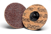 3M Scotch-Brite Non-Woven Aluminum Oxide Aluminum Surface Conditioning Quick Change Disc - Coarse Grade - 4 in Diameter - 54120 - 051141-54120 - R. S. Hughes Company, Inc.