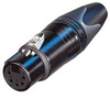 Neutrik NC5FXX-B 5-Pin Female XLR Cable End Connector Black/ - NEUNC5FXXB - HAVE, Inc.