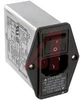 EMI POWER LINE FILTER, MULTI FUNCTION MODULE, W/IEC CONN, DBL FUSEHOLDR, W/VOLTG - 70133402 - Allied Electronics, Inc.