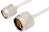 N Male to TNC Male Cable 24 Inch Length Using PE-SR402FL Coax - PE33927-24 - Pasternack