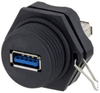 Harsh Environment USB 3.0 Type A/M to A/F Coupler -- MUS3C00002 - Image