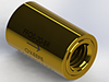 Precision Metal Orifices - 10-32 UNF Coupler -- FFOS-10-BR - Image