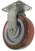 Stainless Rigid Caster - PolyU on PolyO Wheel - Model 9 - SS-9MG4x2-R - Caster City, Inc.
