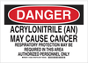 Chemical & Hazardous Material Sign - 125821 - Brady Corporation