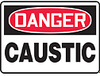 Safety Sign, Danger - Caustic, 10