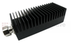 3 dB Fixed Attenuator 7/16 Male (Plug) to 7/16 Female (Jack) Up to 3 GHz Rated to 100 Watts, Heatsink Body, 1.35 VSWR - SA3D100-03 - Fairview Microwave Inc.