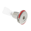 VISE ACTION® Compression Latch, Large Size, 8 mm Hex Recess, Stainless Steel, Electropolished - E3-A126-UU2 - Southco