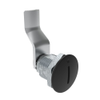 Quarter-Turn Cam Latch, Slotted Recess, 34mm  Grip, Not Sealed, Zinc Alloy, Powder Coat, Black - E5-2-005-140 - Southco