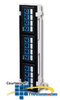 Leviton QuickPort 12-Port Patch Block - 49255-Q89 - TelephoneStuff.com