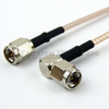 SMA Male to RA SMA Male Cable RG-316 Coax in 48 Inch and RoHS Compliant - FMC0204315LF-48 - Fairview Microwave Inc.