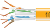 1,000Ft CAT6 Solid Bulk Cable 550-MHZ UTP Orange CMP Plenum, Box - EYN867B-PB-1000 - Black Box
