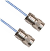 TRS SUBMINIATURE 4-SLOT SOLDER/CLAMP PLUG TO TRS SUBMINIATURE 4-SLOT SOLDER/CLAMP PLUG M17/176-00002 .129 O.D. CABLE - MP-2149-48 - MilesTek Corporation