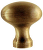 Solid Brass Egg 1-1/4 Inch Cabinet Knob, Anti.. - 817124 - HardwareSource, Inc.