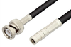 SMB Plug to BNC Male Cable 72 Inch Length Using RG58 Coax, LF Solder - PE3242LF-72 - Pasternack