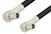 SMB Plug Right Angle to SMB Plug Right Angle Cable 60 Inch Length Using RG223 Coax - PE33121-60 - Pasternack
