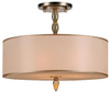 Semi-Flush Mts.-Drum Shade - 11948 - Light Center (The)