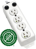 For Patient-Care Vicinity – UL 1363A Medical-Grade Power Strip, 4 15A Hospital-Grade Outlets, Safety Covers, 7 ft. Cord - PS-407-HG-OEM - Tripp Lite by Eaton