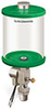 Green Color Key, Clear View Single Feed Electro Lubricator, 1 qt Pyrex Reservoir, 1/2” Male NPT, 24VDC - B5160-032PB024D4GW - Oil-Rite Corp.