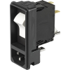 IEC Appliance Inlet C14 or C18 with recessed Circuit Breaker TA45 -- DF11 - Image
