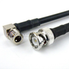 BNC Male to RA QMA Male Cable LMR-240 Coax in 36 Inch with Times Microwave Connectors and RoHS - FMC0823240LF-36 - Fairview Microwave Inc.