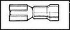 Terminal, Female Disconnect, 0.25In, Red; Product Range Hoffman Products - 84F321 - Newark, An Avnet Company