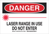 Radiation & Laser Sign - 129265 - Brady Corporation
