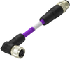 Sensor Cord, 2P M12 Plug-M12 Rcpt, 26.2 ; Connector Type A Te Connectivity - 50AH4086 - Newark, An Avnet Company