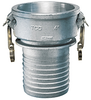Heavy Duty Aluminum Part C Female Coupler x Hose Shank -- TCC-400-A