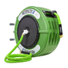 Macnaught Retractable Garden Hose Reel - 60 Ft. Green Case -- DR460G-05 - Image