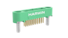 10+10 Pos. Male DIL Vertical Throughboard Conn. Screw-Lok Board Mount - G125-MV12005M2P - Harwin Plc