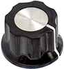 Fluted Knob With Line Indicator, 3.175Mm; Shaft Type Alcoswitch Te Connectivity - 57F2345 - Newark, An Avnet Company