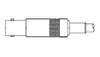 RF Coaxial Cable Mount Connector - 225087-5 - Richardson RFPD