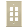 Keystone Faceplates, Frames - FPSIX-I-ND - DigiKey