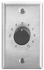 Attenuator-50W Stereo, 8 ohm, 1-gang Standard Plastic, Ivory - 50LVCS-SI - Visual Sound, Inc.