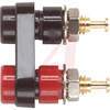 Pin Tip, Double; Black; 5 A; 1500 VDC; Gold Plated Brass H.H., Alloy 360 - 70198149 - Allied Electronics, Inc.