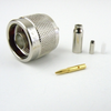N Male (Plug) Connector For 0.100 inch, RG316, RG174, RG188, LMR-100, LMR-100A, LMR-100A-FR Cable, Crimp/Solder - SC9123 - Fairview Microwave Inc.